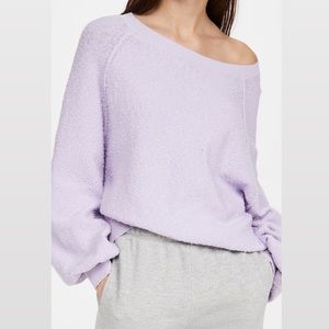 Free People Found My Friend Lilac Pullover NWT
